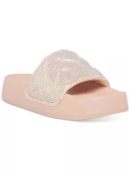 Estie женские сандалии со стразами на плоской подошве Madden Girl, цвет blush multi