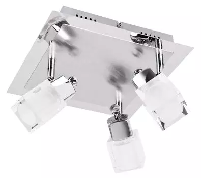 Esto ICE LED потолочный светильник точечный светильник матовая сталь 761050-3, серебро