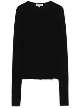 ETERNE топ с длинными рукавами, черный