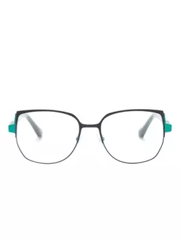 Etnia Barcelona очки Leonor в квадратной оправе, зеленый