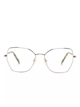 Etnia Barcelona очки Villa Gregoriana в геометричной оправе, коричневый