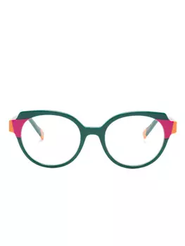 Etnia Barcelona очки в круглой оправе, зеленый