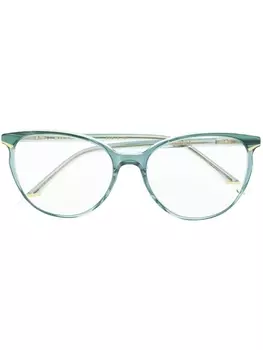 Etnia Barcelona очки в квадратной оправе с логотипом, синий