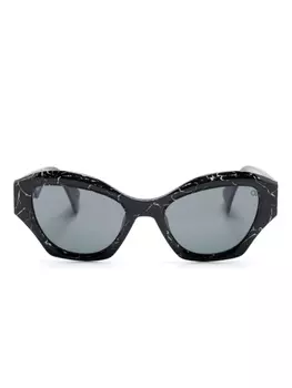 Etnia Barcelona солнцезащитные очки Bette в оправе 'кошачий глаз', черный