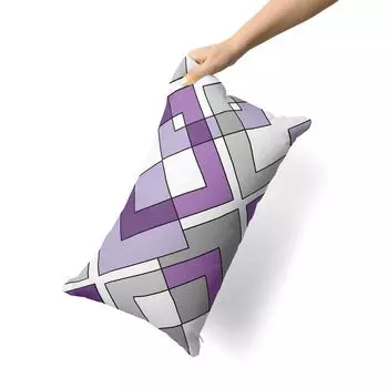 ETREA наволочка из микрофибры 80х80см - круглогодичный чехол - наволочка, легкая в уходе Mino - наволочка 80х80см микрофибра - наволочка на молнии - - фиолетовый Etrea Himmlische Qualitt