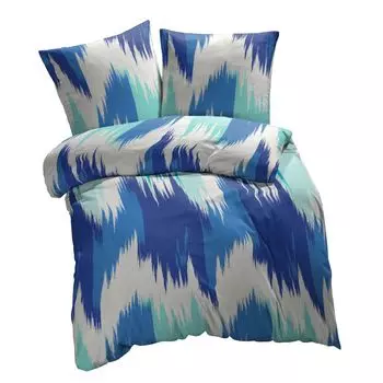 ETREA постельное белье из микрофибры 140х200см + 70х90см - всесезонное постельное белье пододеяльник Lex - комплект постельного белья с подушкой 140х200см пододеяльник + 70х90см наволочка микрофибра - - синий Etrea Himmlische Qualitt