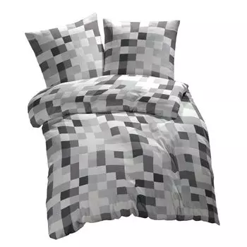ETREA постельное белье из микрофибры 200х220см - всесезонное постельное белье пододеяльник Chars - комплект постельного белья без наволочки 200х220см пододеяльник микрофибра - - серый Etrea Himmlische Qualitt