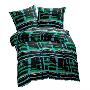 ETREA постельное белье из микрофибры 155х220см + 80х80см - всесезонное постельное белье пододеяльник Mance - комплект постельного белья с подушкой 155х220см пододеяльник + 80х80см наволочка микрофибра - - зеленый Etrea Himmlische Qualitt