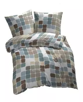 ETREA постельное белье из микрофибры 140х200см + 70х90см - всесезонное постельное белье пододеяльник в горошек - комплект постельного белья с подушкой 140х200см пододеяльник + 70х90см наволочка микрофибра - OEKOTEX - бежевый Etrea Himmlische Qualitt