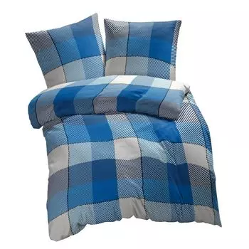 ETREA постельное белье из микрофибры 155х200см + 80х80см - всесезонное постельное белье пододеяльник Lola - комплект постельного белья с подушкой 155х200см пододеяльник + 80х80см наволочка микрофибра - - синий Etrea Himmlische Qualitt