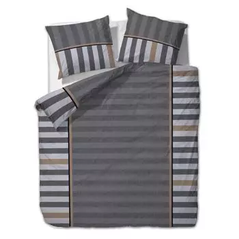 ETREA постельное белье из сирсакера из микрофибры 155х220см + 80х80см - пододеяльник в полоску - комплект постельного белья с подушкой 155х220см пододеяльник + 80х80см наволочка микрофибра 2 шт. - - серый Etrea Himmlische Qualitt