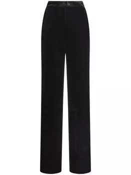 ETRO бархатные брюки палаццо, черный