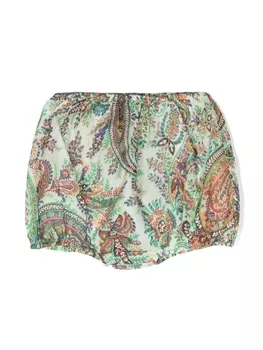 Etro блумеры с принтом пейсли, нейтральный цвет