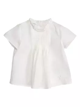 Etro блузка со складками, белый