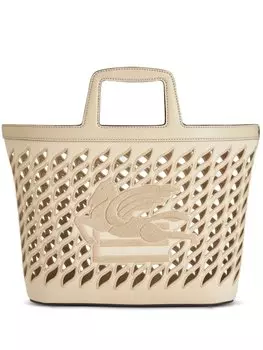 ETRO большая сумка-тоут Coffa, нейтральный цвет