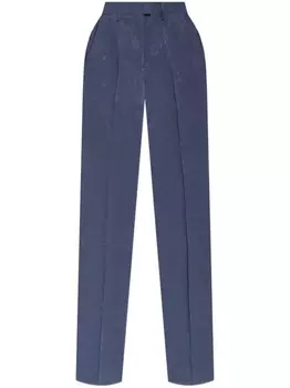 ETRO брюки с цветочным принтом, синий