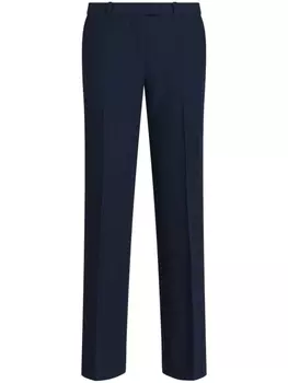 ETRO брюки со складками, синий