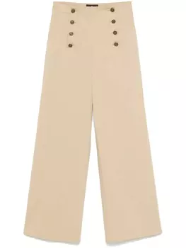 ETRO брюки со вставками, нейтральный