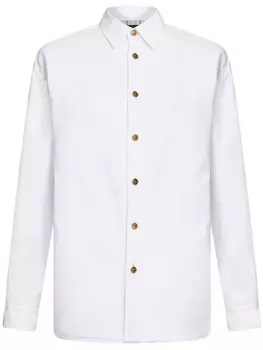 ETRO дутая куртка-рубашка, белый