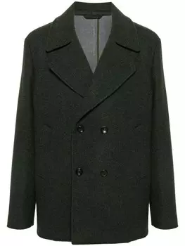 ETRO двубортный бушлат, зеленый