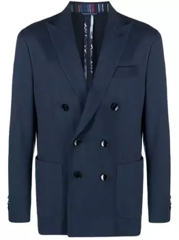 ETRO двубортный пиджак, синий