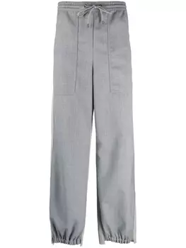 ETRO двухцветные брюки с эластичным поясом, серый