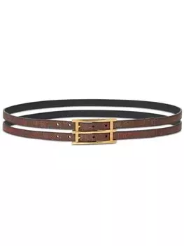 ETRO двусторонний кожаный ремень, черный