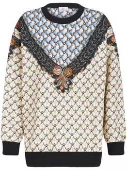 ETRO джемпер Floralia с цветочным принтом, желтый