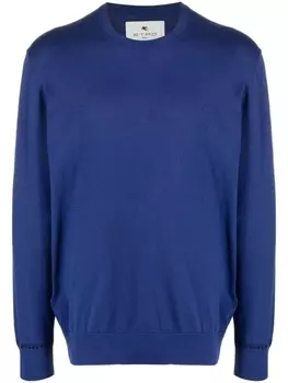 ETRO джемпер тонкой вязки, синий