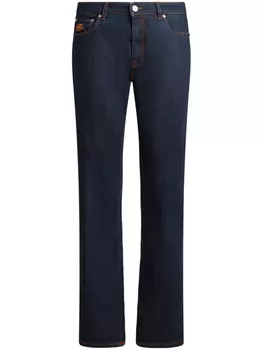 ETRO джинсы с узором пейсли, синий
