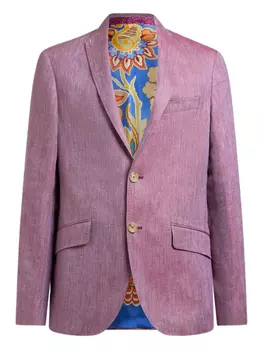 ETRO фактурный пиджак, розовый
