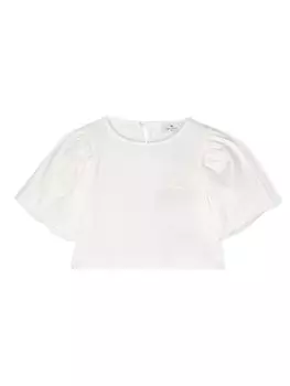 Etro футболка с логотипом Pegaso, нейтральный цвет