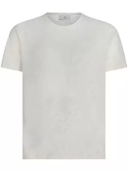 ETRO футболка с принтом пейсли, белый