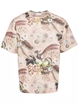 ETRO футболка с принтом, розовый