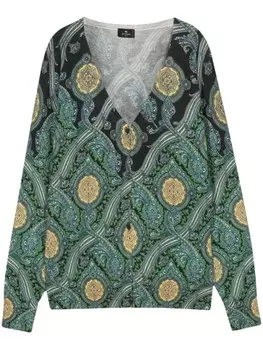 ETRO кардиган тонкой вязки, черный