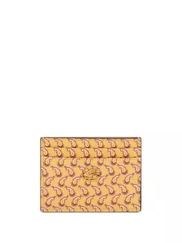 ETRO картхолдер с принтом пейсли, желтый