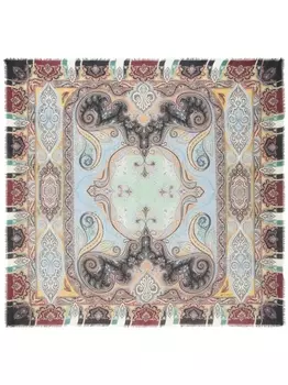ETRO кашемировая шаль с принтом пейсли, красный