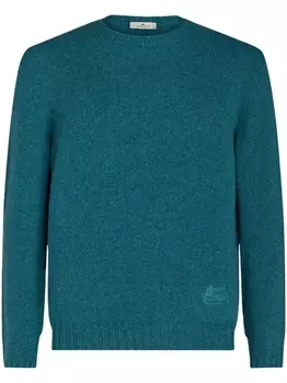 ETRO кашемировый джемпер, синий