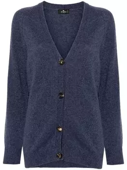 ETRO кашемировый кардиган, синий