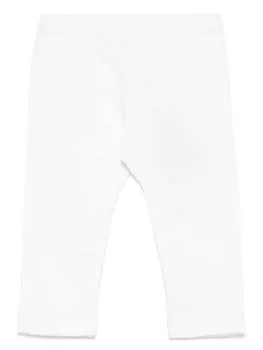 ETRO KIDS брюки с нашивкой-логотипом, белый