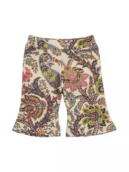 ETRO KIDS брюки с принтом пейсли, белый
