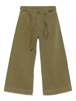 ETRO KIDS брюки широкого кроя, зеленый