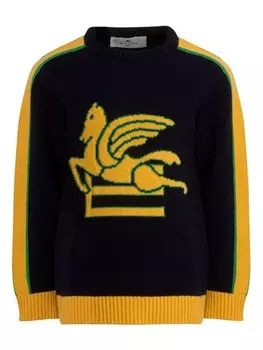 ETRO KIDS джемпер Pegaso, черный