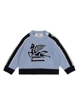 ETRO KIDS джемпер Pegaso, синий