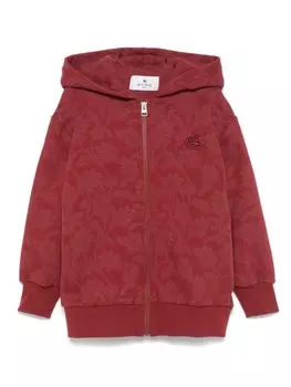ETRO KIDS худи с вышивкой Pegaso, красный
