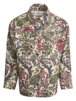 ETRO KIDS куртка с принтом пейсли, белый