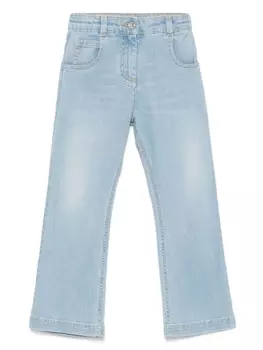 ETRO KIDS расклешенные джинсы, синий