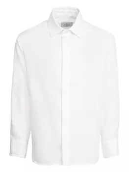 ETRO KIDS рубашка Pegaso-жаккард, белый