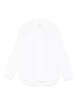 ETRO KIDS жаккардовая рубашка, белый