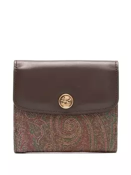 ETRO кошелек с принтом пейсли, коричневый